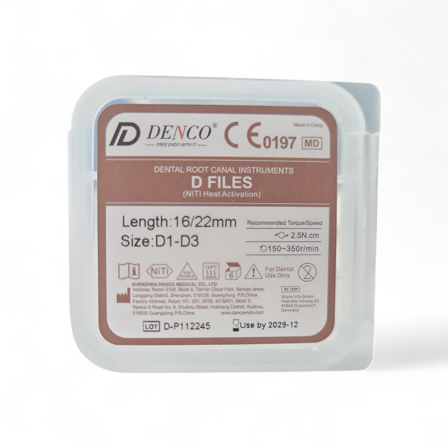 Denco Retreatment D-Files Kanal Eğesi