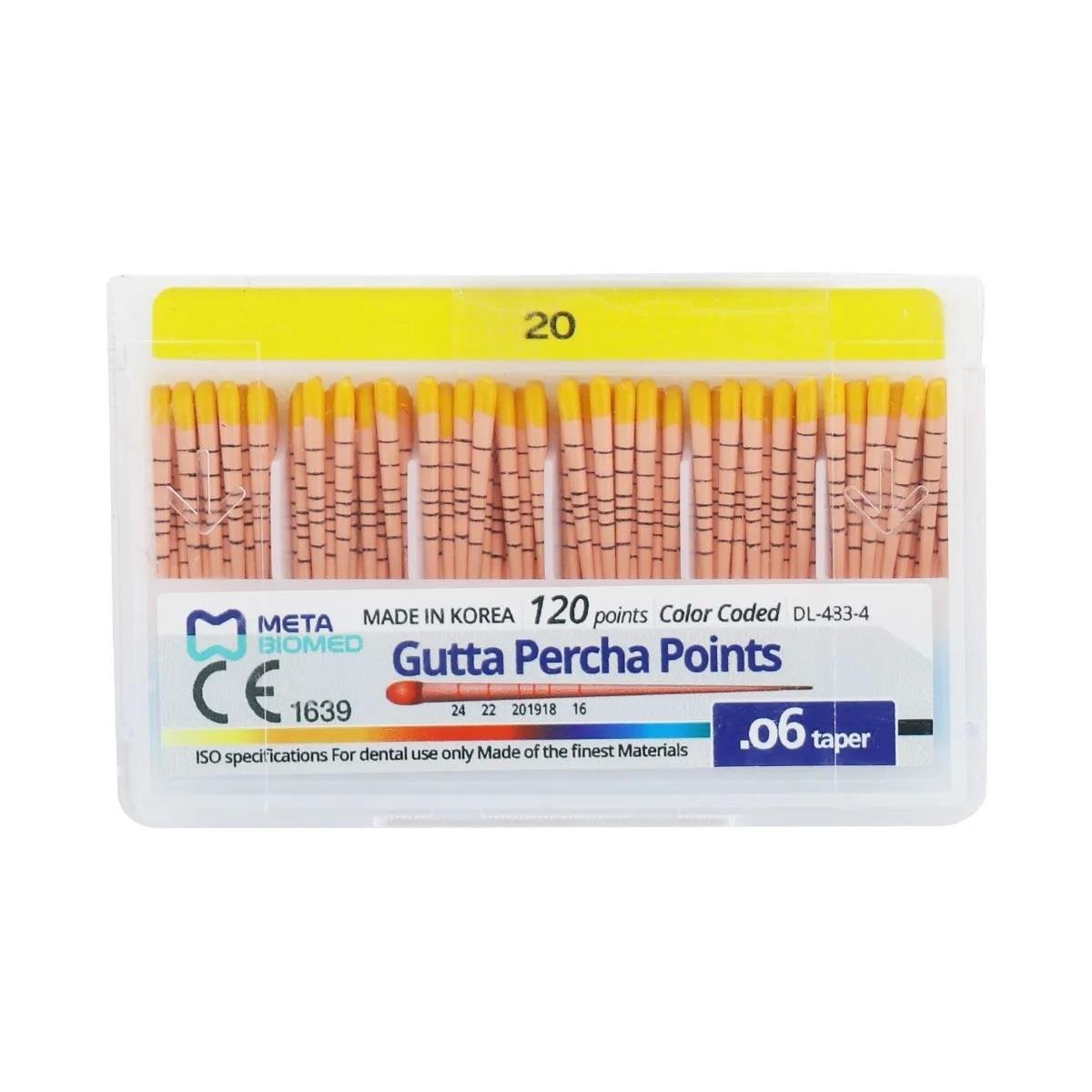 Meta Biomed Guta Perka 06 Açılı Kök Kanal Dolgu Pointi