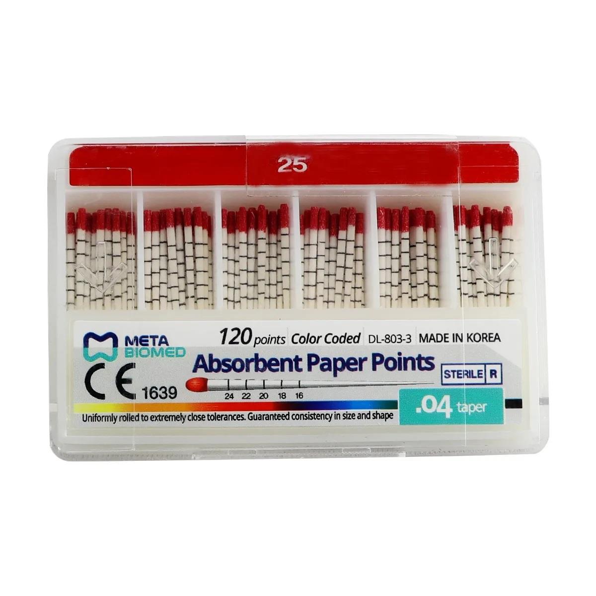 Meta Biomed Paper Points 0.04 Taper Endodontik Kağıt Konlar