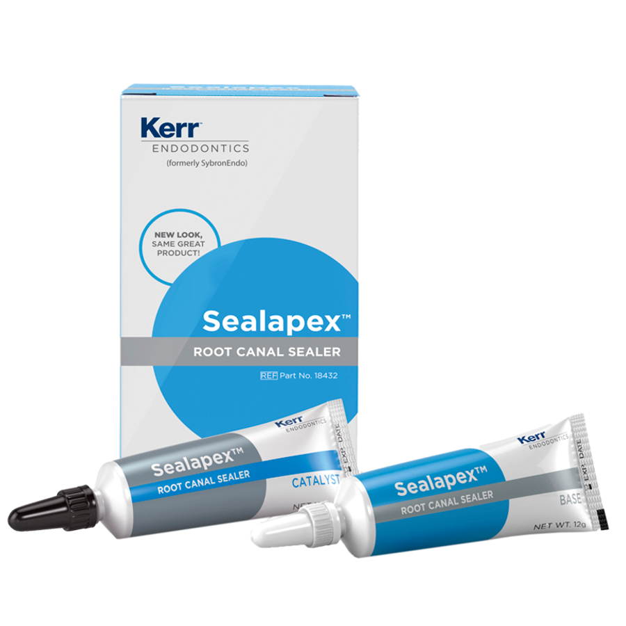 Kerr Sealapex Kalsiyum Hidroksit Bazlı Kök Kanal Dolgu Patı (12g Baz + 18g Katalizör)