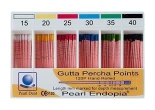Pearl Endopia Gutta Percha 02 Taper Endodontik Kök Kanal Dolgu Konisi