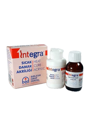 İntegra Sıcak Akrilik Pembe Takım (100 gr Toz + 50 ml Likit)