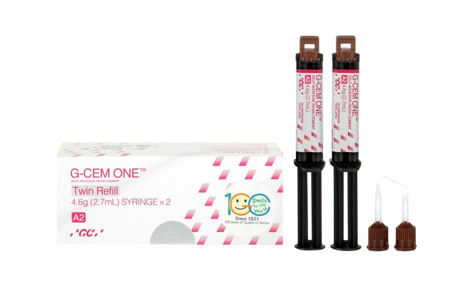 GC Dental G-Cem One Value Refil Self Adhesive Rezin Siman 2'li Set (A2 TR White Opak)