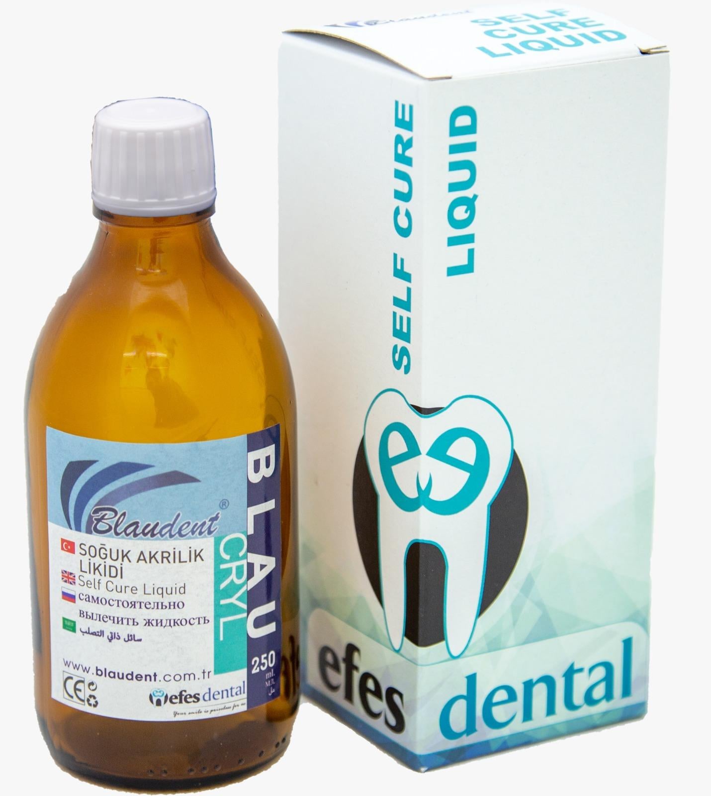 Blau Acryl Soğuk Akrilik Likit 250 Ml - Dental Laboratuvar Akrilik Sıvısı