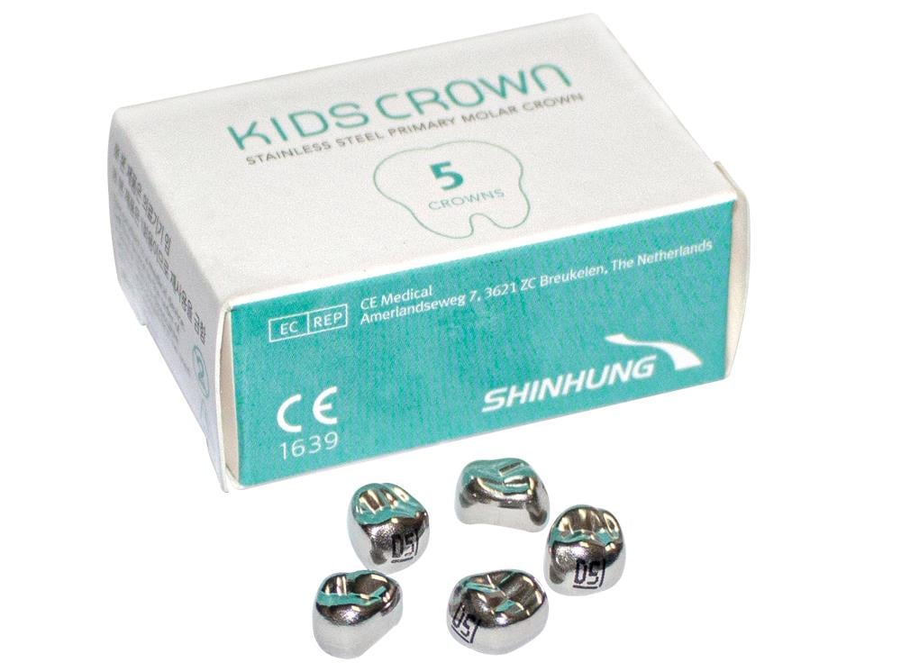 Shinhung Kids Crown PÇK Molar Yedek Kron 5'li Set