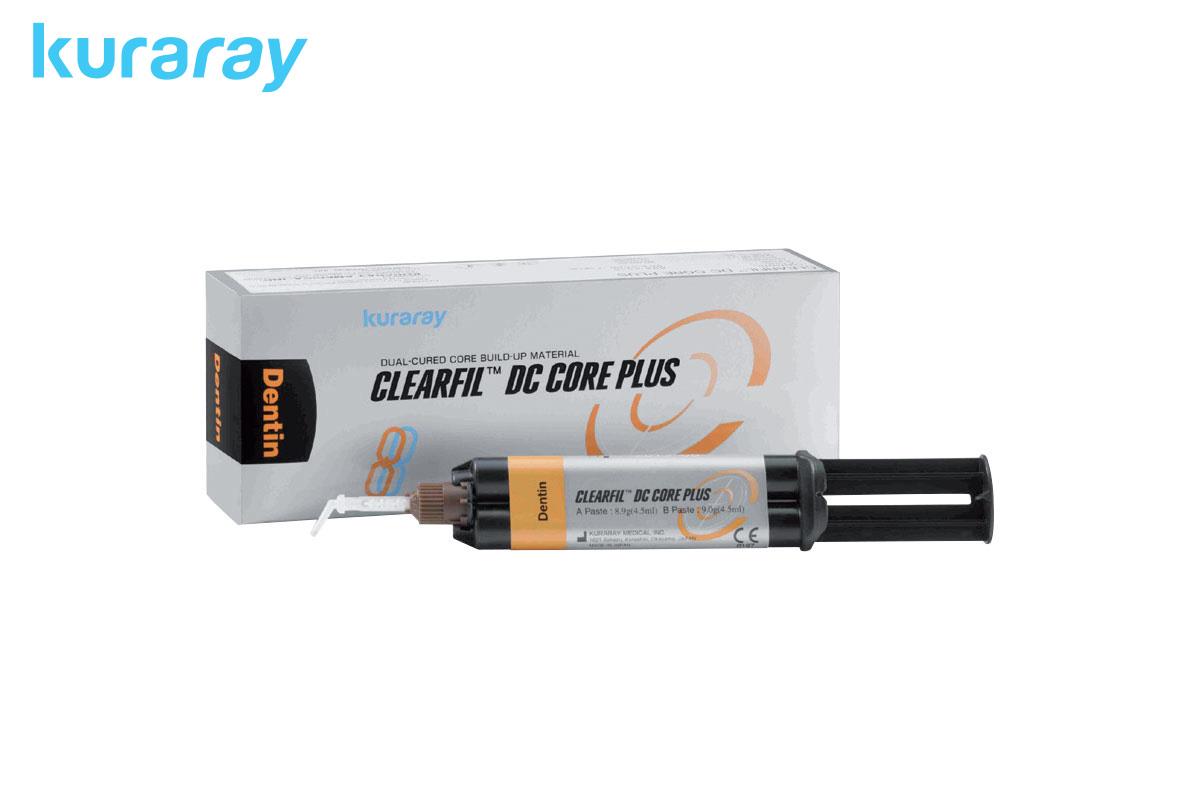 Kuraray CLEARFIL DC Core Plus Refil - Dual Cure Core Build-Up Kompozit Şırınga Seti (Beyaz Dentine)