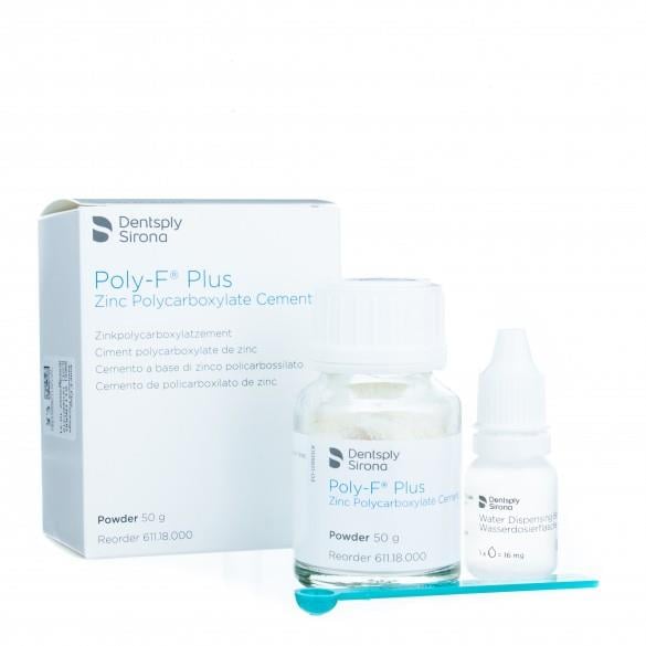 Dentsply Poly-F Plus Polikarboksilat Siman | Daimi Kron, Köprü ve Kaide Simantasyonu