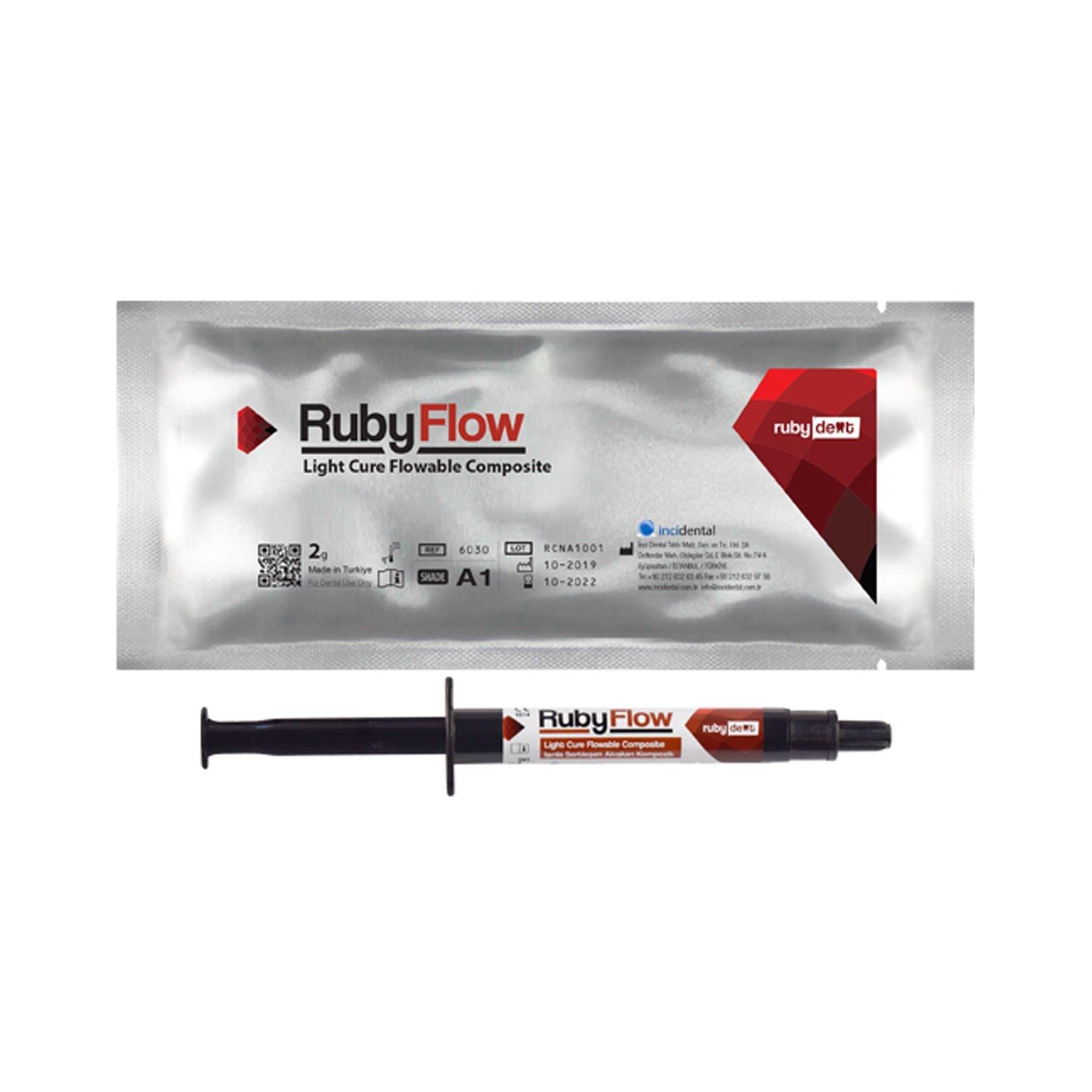 Rubydent Ruby Flow Kompozit Akışkan Kompozit Dolgu Materyali 2 gr Şırınga