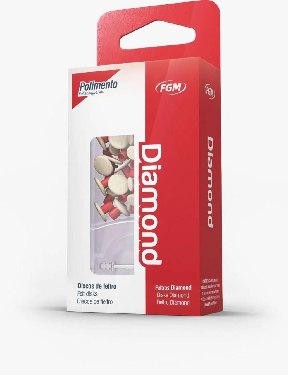FGM Diamond Keçe Disk Kit - Kompozit ve Restoratif Materyal Cila Parlatma Seti