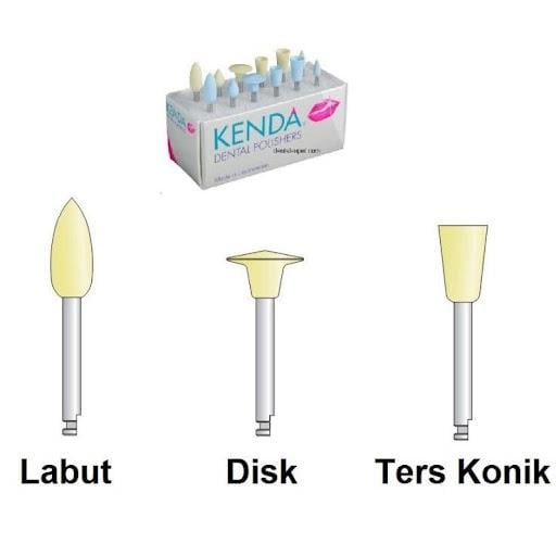 Kenda Kompozit Cila Lastiği Sarı - Labut Terskonik Disk