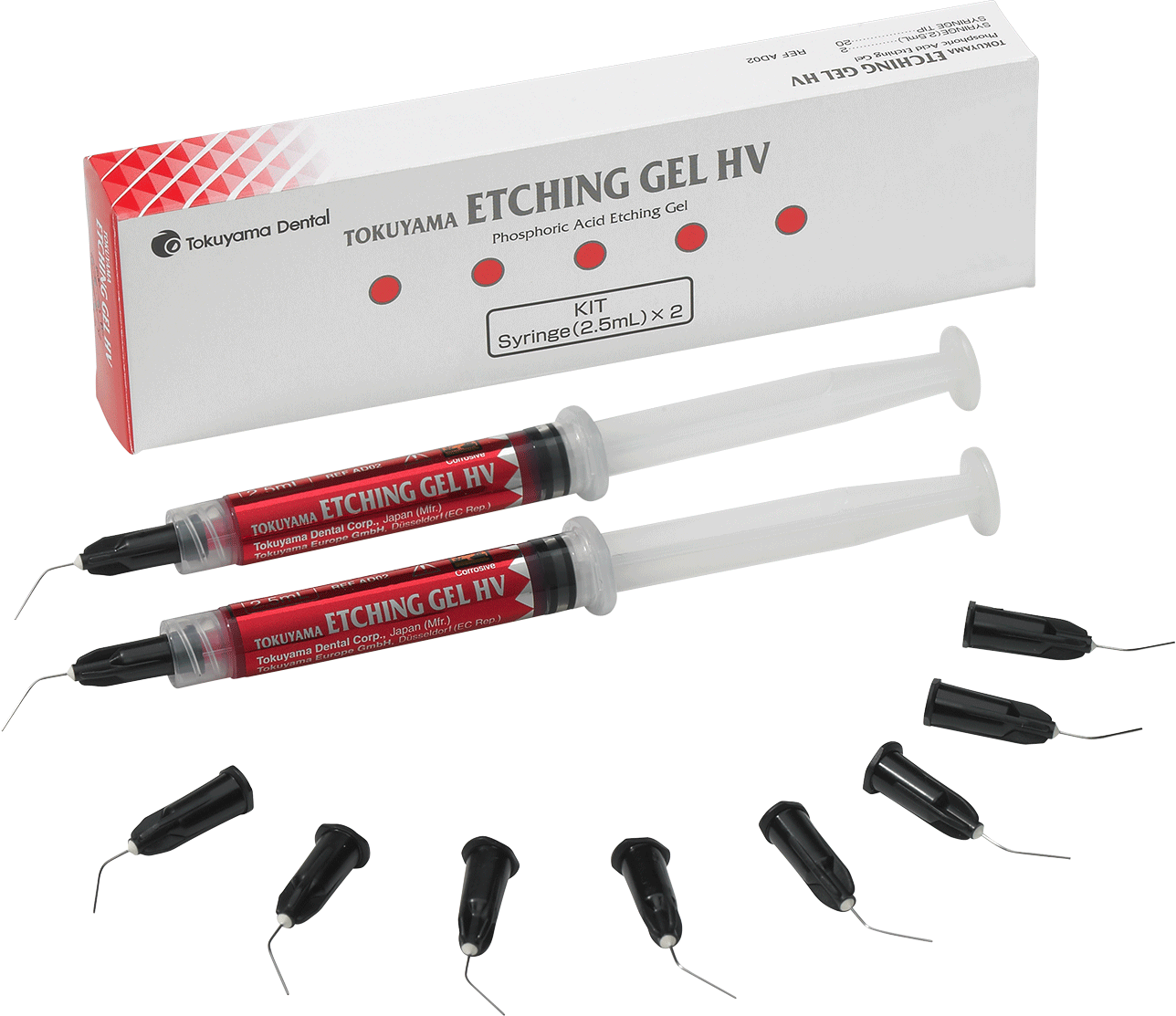Tokuyama Etching Jel HV Refil 2 x 2.5 ml