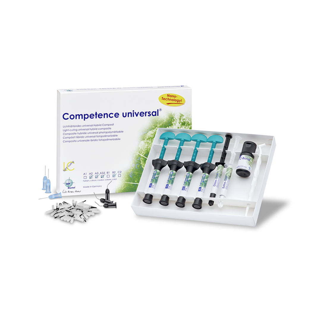 Wp Dental Competence Üniversal Kompozit Set (A1, A2, A3, B1) - 4x4.5gr Şırınga + Bonding ve Aksesuarlar